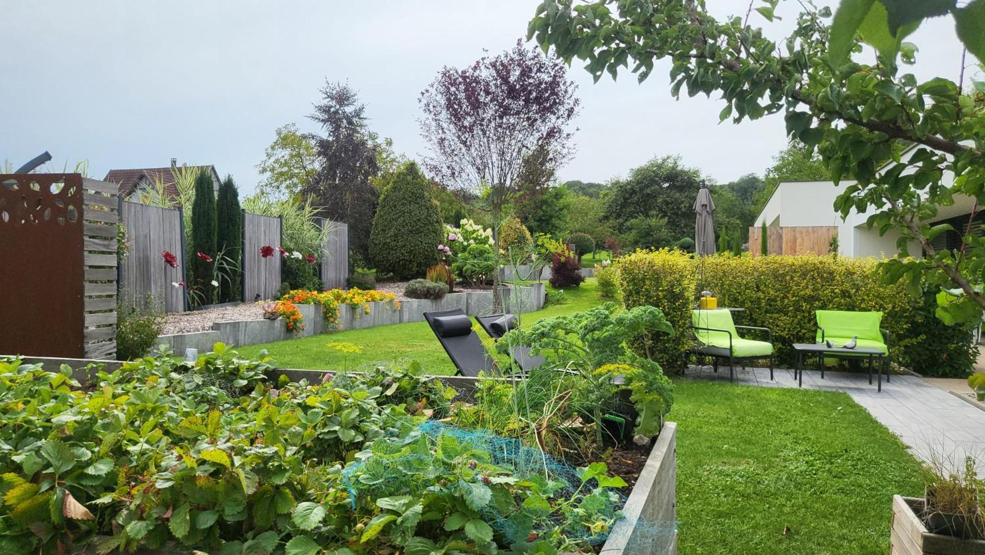 Le Jardin Des Pies Bed & Breakfast Manspach Екстериор снимка